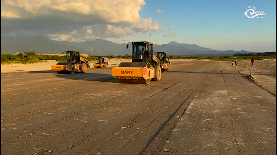 SANY rollers support earthworks at Gelephu International Airport